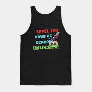 Level 100 Days Of School Unlocked Tank Top